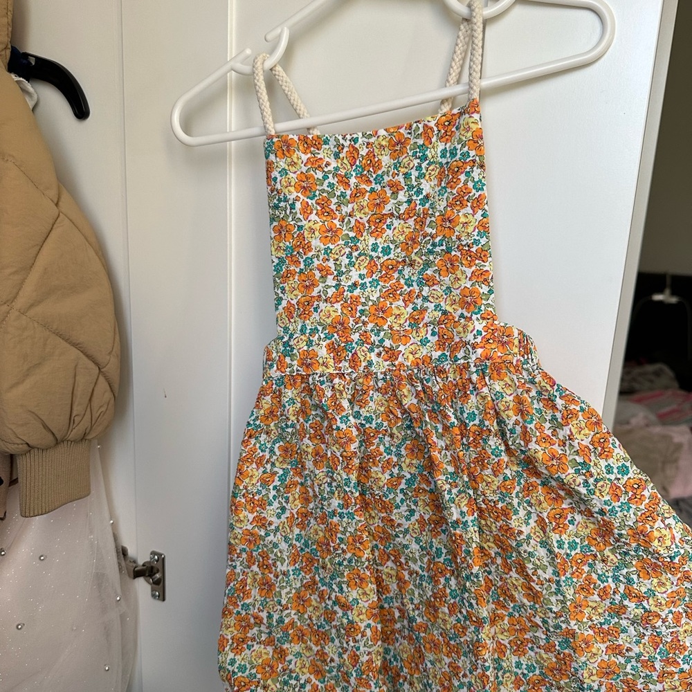 Toddler dress with open back